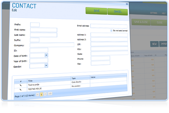 Contact List Management | SquizMail